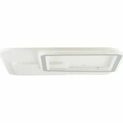 Luminaires Brilliant Plafonnier Brilliant Savare LED Gris, Blanc, 1 lumière, Télécommandes* Éclairage Led