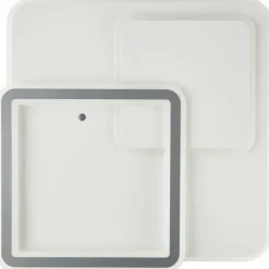 Luminaires Brilliant Plafonnier Brilliant Savare LED Gris, Blanc, 1 lumière, Télécommandes* Éclairage Led