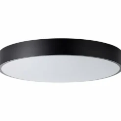 Luminaires Brilliant Plafonnier Brilliant Slimline LED Noir, 1 lumière, Télécommandes* Éclairage Led