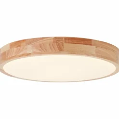 Luminaires Rustiques-Luminaires Brilliant Plafonnier Brilliant Slimline LED Blanc, 1 lumière