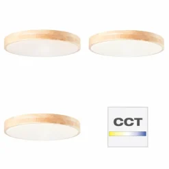 Luminaires Brilliant Plafonnier Brilliant Slimline LED Blanc, 1 lumière, Télécommandes* Éclairage Led