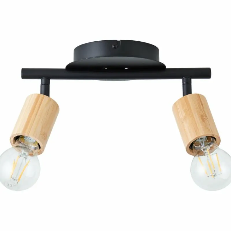 Luminaires Scandinaves-Luminaires Brilliant Plafonnier Brilliant Tiffany Écru, Noir, 2 lumières