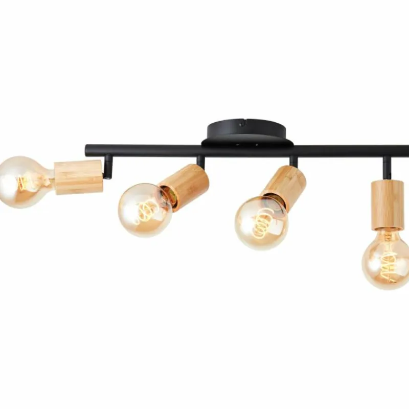 Luminaires Scandinaves-Luminaires Brilliant Plafonnier Brilliant Tiffany Écru, Noir, 4 lumières