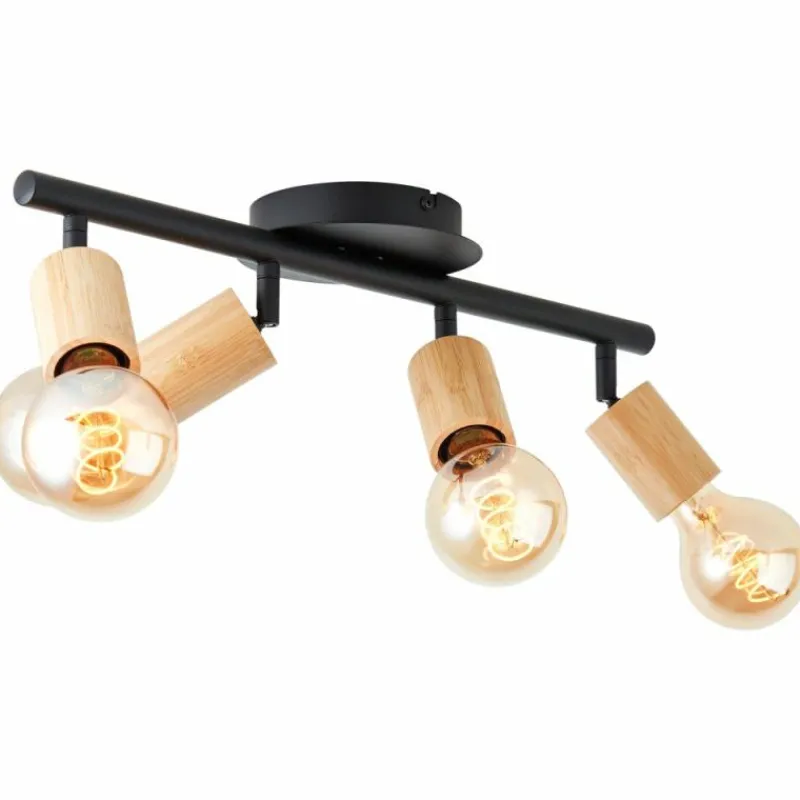 Luminaires Scandinaves-Luminaires Brilliant Plafonnier Brilliant Tiffany Écru, Noir, 4 lumières