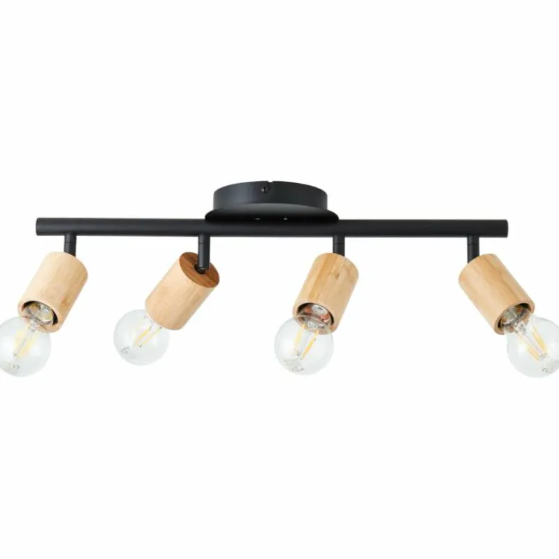 Luminaires Scandinaves-Luminaires Brilliant Plafonnier Brilliant Tiffany Écru, Noir, 4 lumières