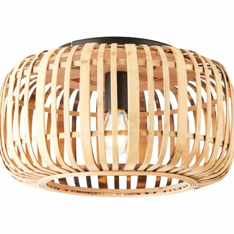 Luminaires Scandinaves-Luminaires Brilliant Plafonnier Brilliant Woodrow Noir, 1 lumière