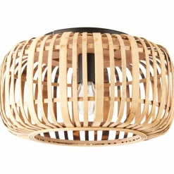 Luminaires Scandinaves-Luminaires Brilliant Plafonnier Brilliant Woodrow Noir, 1 lumière