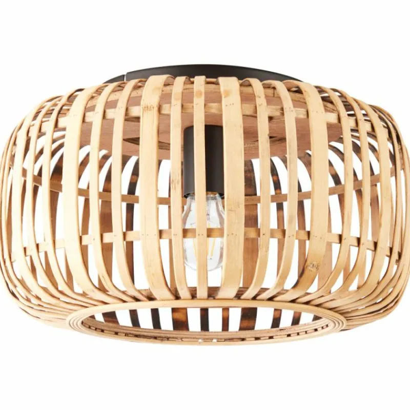 Luminaires Scandinaves-Luminaires Brilliant Plafonnier Brilliant Woodrow Noir, 1 lumière