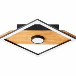 Luminaires Scandinaves-Luminaires Brilliant Plafonnier Brilliant Woodbridge LED Brun, Noir, 1 lumière