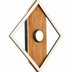 Luminaires Scandinaves-Luminaires Brilliant Plafonnier Brilliant Woodbridge LED Brun, Noir, 1 lumière