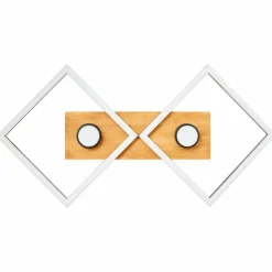 Luminaires Scandinaves-Luminaires Brilliant Plafonnier Brilliant Woodbridge LED Brun, Noir, 1 lumière