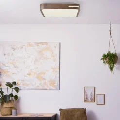 Luminaires Brilliant Plafonnier Brilliant Woodbury LED Blanc, 1 lumière* Éclairage Led