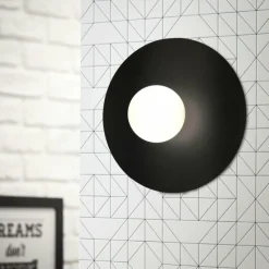 Luminaires Brilliant Plafonnier Brilliant Zon Noir, 1 lumière