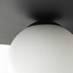 Luminaires Brilliant Plafonnier Brilliant Zon Noir, 1 lumière