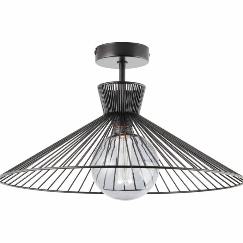 Luminaires Brilliant Plafonnier Brilliant-Leuchten Elmont Noir, 1 lumière* Plafonniers