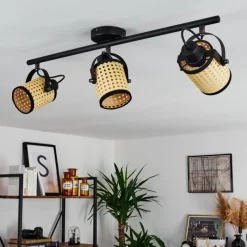 hofstein Plafonnier Broekerhaven Noir, 3 lumières