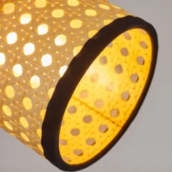 Style Boho-Chic-hofstein Plafonnier Broekerhaven Noir, 1 lumière