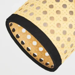 Style Boho-Chic-hofstein Plafonnier Broekerhaven Noir, 2 lumières