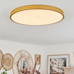 hofstein Plafonnier Broglen LED Laiton, 1 lumière