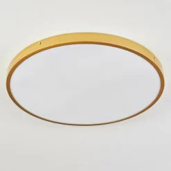 hofstein Plafonnier Broglen LED Laiton, 1 lumière