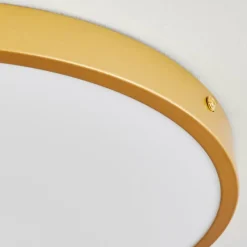 hofstein Plafonnier Broglen LED Laiton, 1 lumière