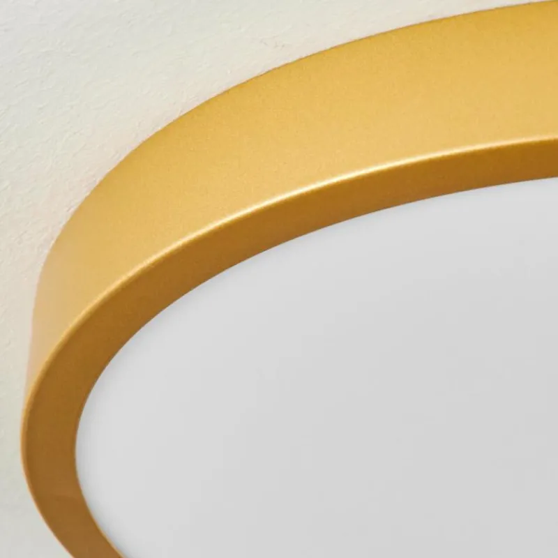 hofstein Plafonnier Broglen LED Laiton, 1 lumière