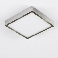 hofstein Plafonnier Broglen LED Nickel mat, 1 lumière