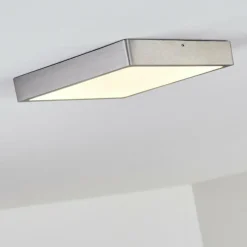 hofstein Plafonnier Broglen LED Nickel mat, 1 lumière