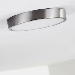 hofstein Plafonnier Broglen LED Nickel mat, 1 lumière