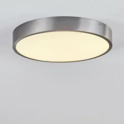 hofstein Plafonnier Broglen LED Nickel mat, 1 lumière* Éclairage Led