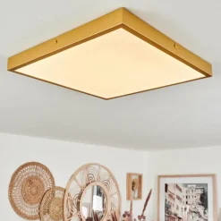 Lampes Dorées-hofstein Plafonnier Broglen LED Or, 1 lumière