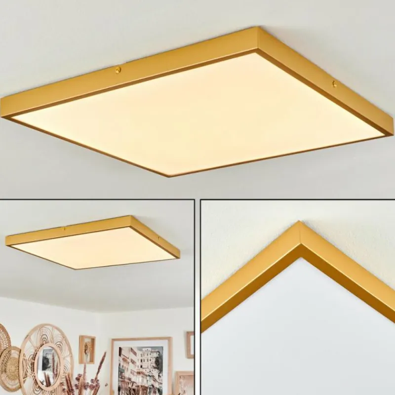 Lampes Dorées-hofstein Plafonnier Broglen LED Or, 1 lumière