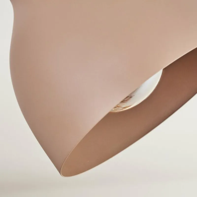 Luminaires Scandinaves-hofstein Plafonnier Brunnen Brun, Couleur bois, Taupe, 1 lumière