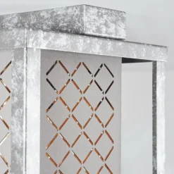 Lampes En Tissu-hofstein Plafonnier Buchanan Argenté, 4 lumières