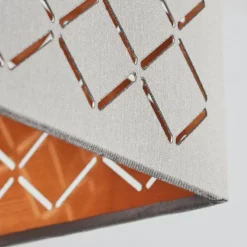 Lampes En Tissu-hofstein Plafonnier Buchanan Argenté, 4 lumières