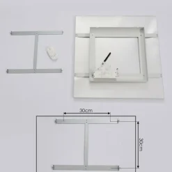 hofstein Plafonnier Buenaventura LED Blanc, 1 lumière, Télécommandes