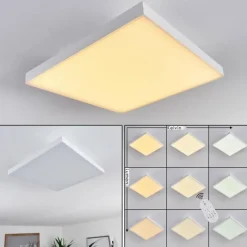 hofstein Plafonnier Buenaventura LED Blanc, 1 lumière, Télécommandes