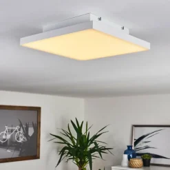 hofstein Plafonnier Buenaventura LED Blanc, 1 lumière, Télécommandes