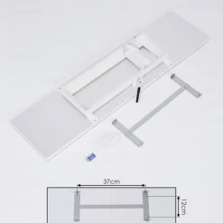 hofstein Plafonnier Buenaventura LED Blanc, 1 lumière, Télécommandes, Changeur de couleurs