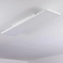 hofstein Plafonnier Buenaventura LED Blanc, 1 lumière, Télécommandes* Éclairage Led