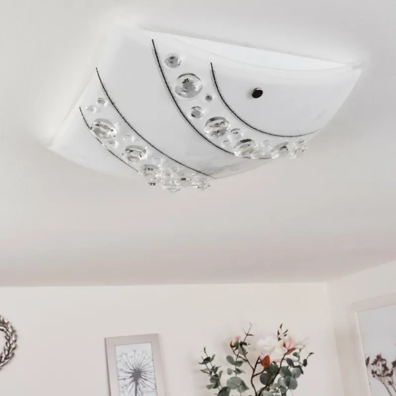 hofstein Plafonnier Buochs LED Blanc, 1 lumière