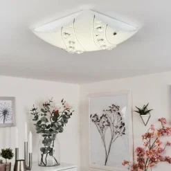 hofstein Plafonnier Buochs LED Blanc, 1 lumière