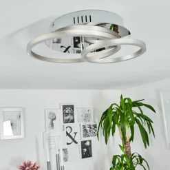 hofstein Plafonnier Buren LED Aluminium, Chrome, 1 lumière