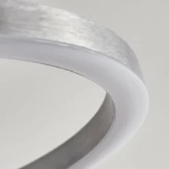 hofstein Plafonnier Buren LED Nickel mat, 1 lumière