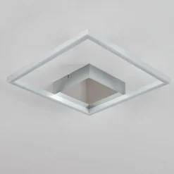 hofstein Plafonnier Buren LED Nickel mat, 1 lumière