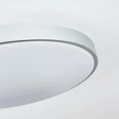 hofstein Plafonnier Buris LED Argenté, 1 lumière, Télécommandes* Éclairage Led