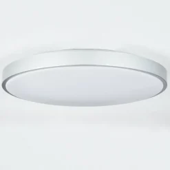 hofstein Plafonnier Buris LED Argenté, 1 lumière, Télécommandes* Éclairage Led