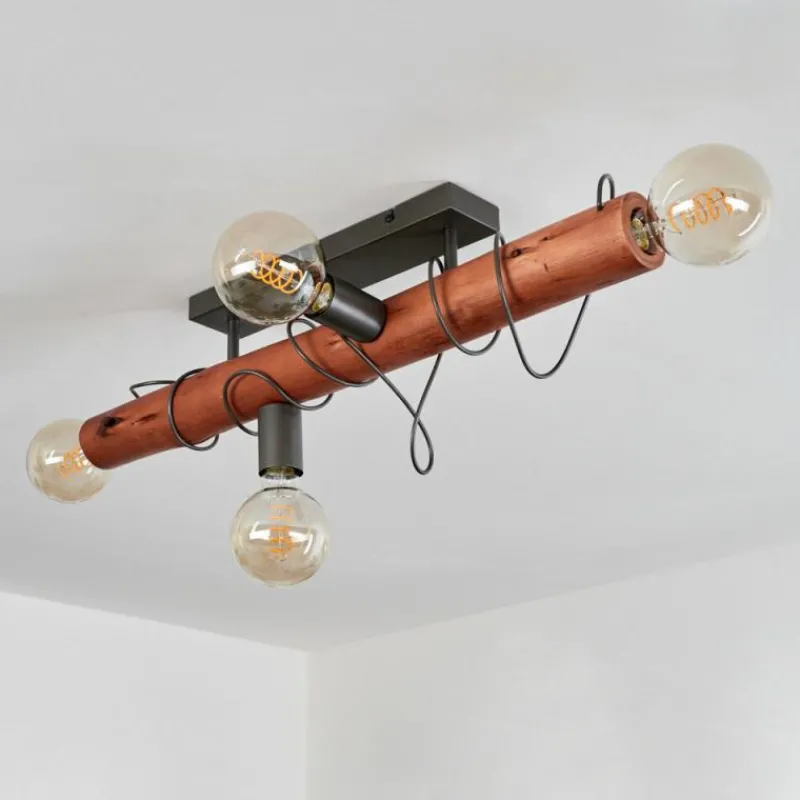 Luminaires Scandinaves-hofstein Plafonnier Burruyaco Gris, Écru, 4 lumières