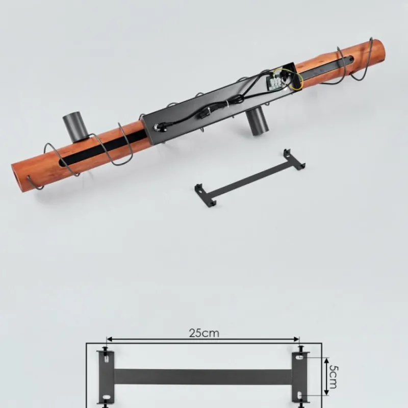 Luminaires Scandinaves-hofstein Plafonnier Burruyaco Gris, Écru, 6 lumières