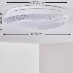 hofstein Plafonnier Burton LED Blanc, 1 lumière